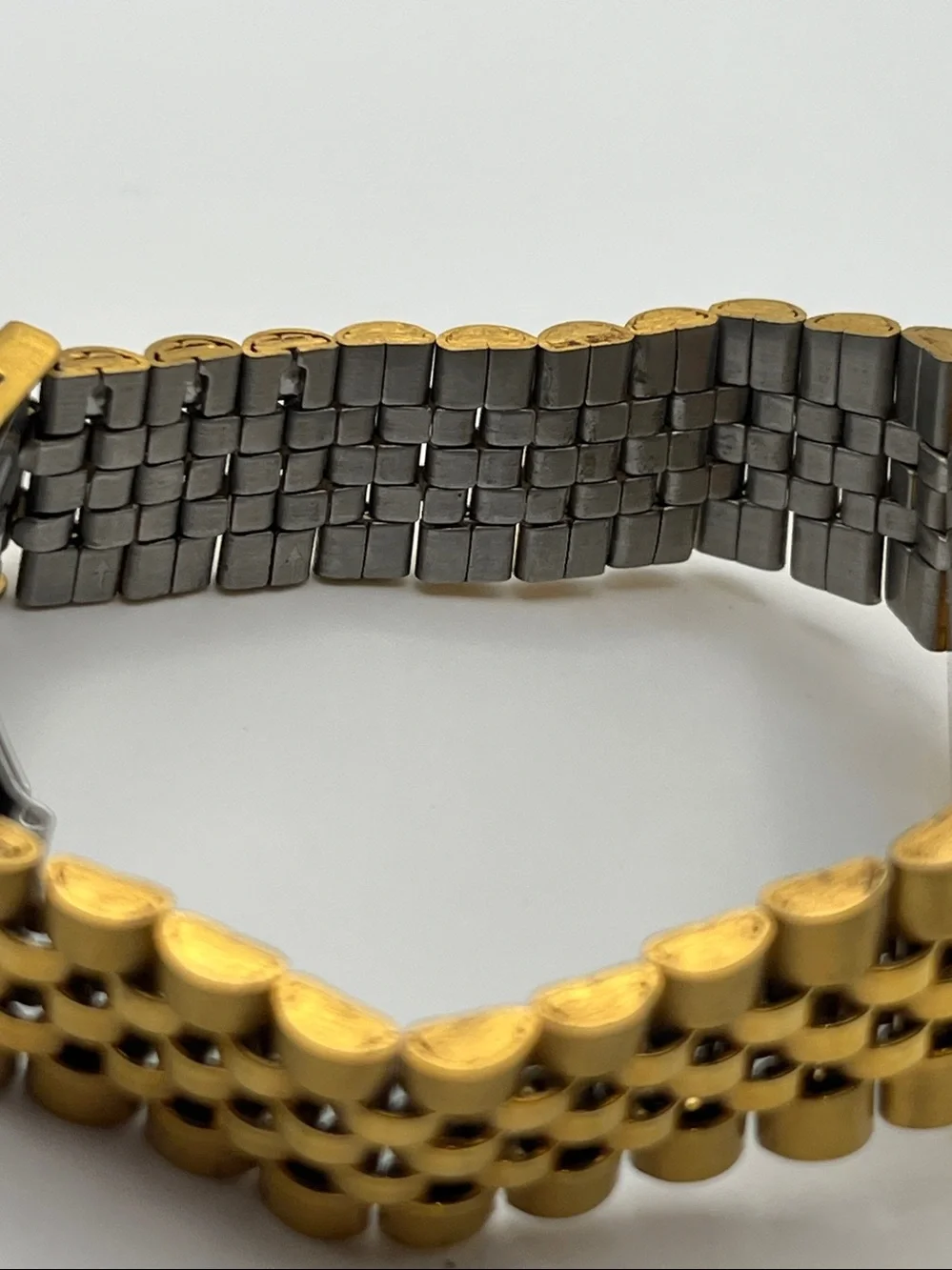 Lindenwold Gold Stainless Bracelet Quartz Watch with Crystal Markers